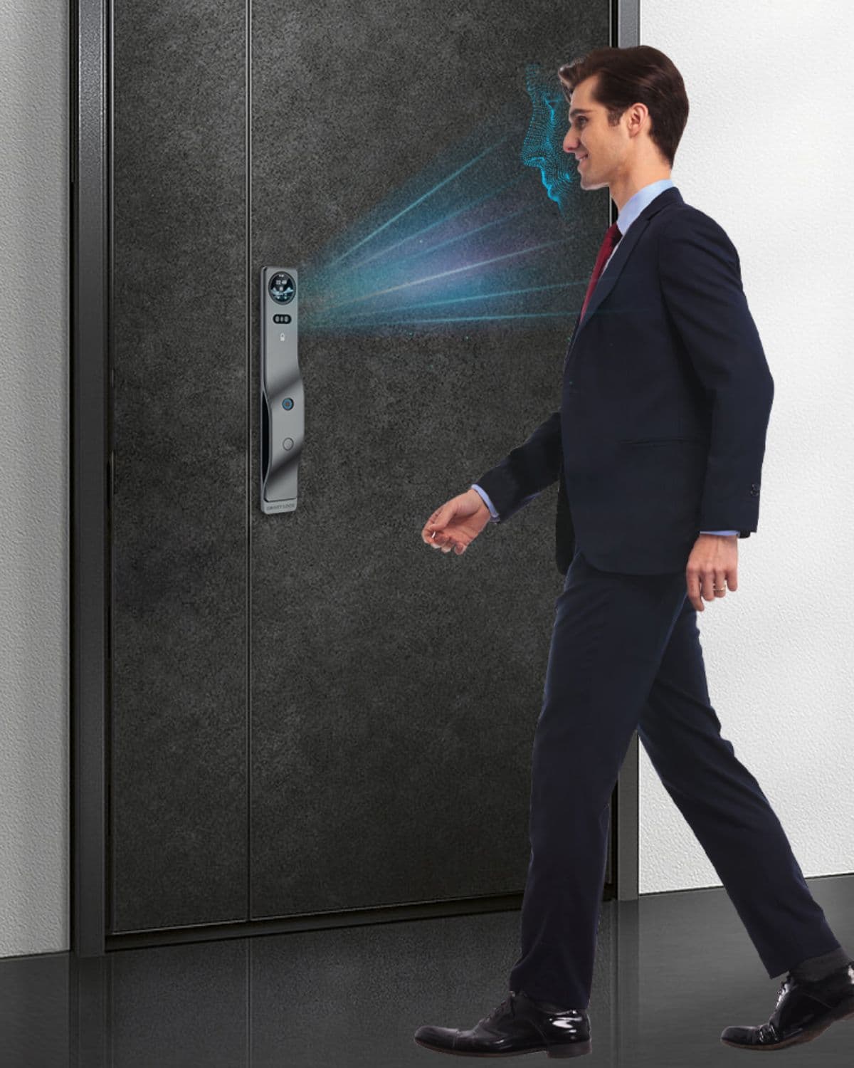 Lockery facial recognition unlock flow