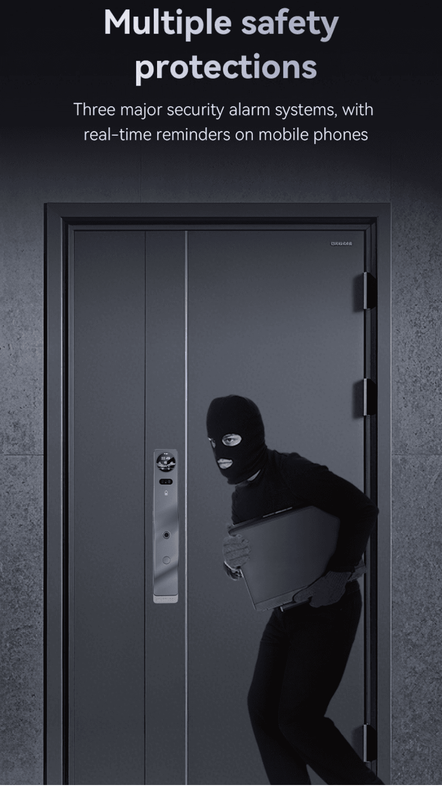 Lockery home security protection scene