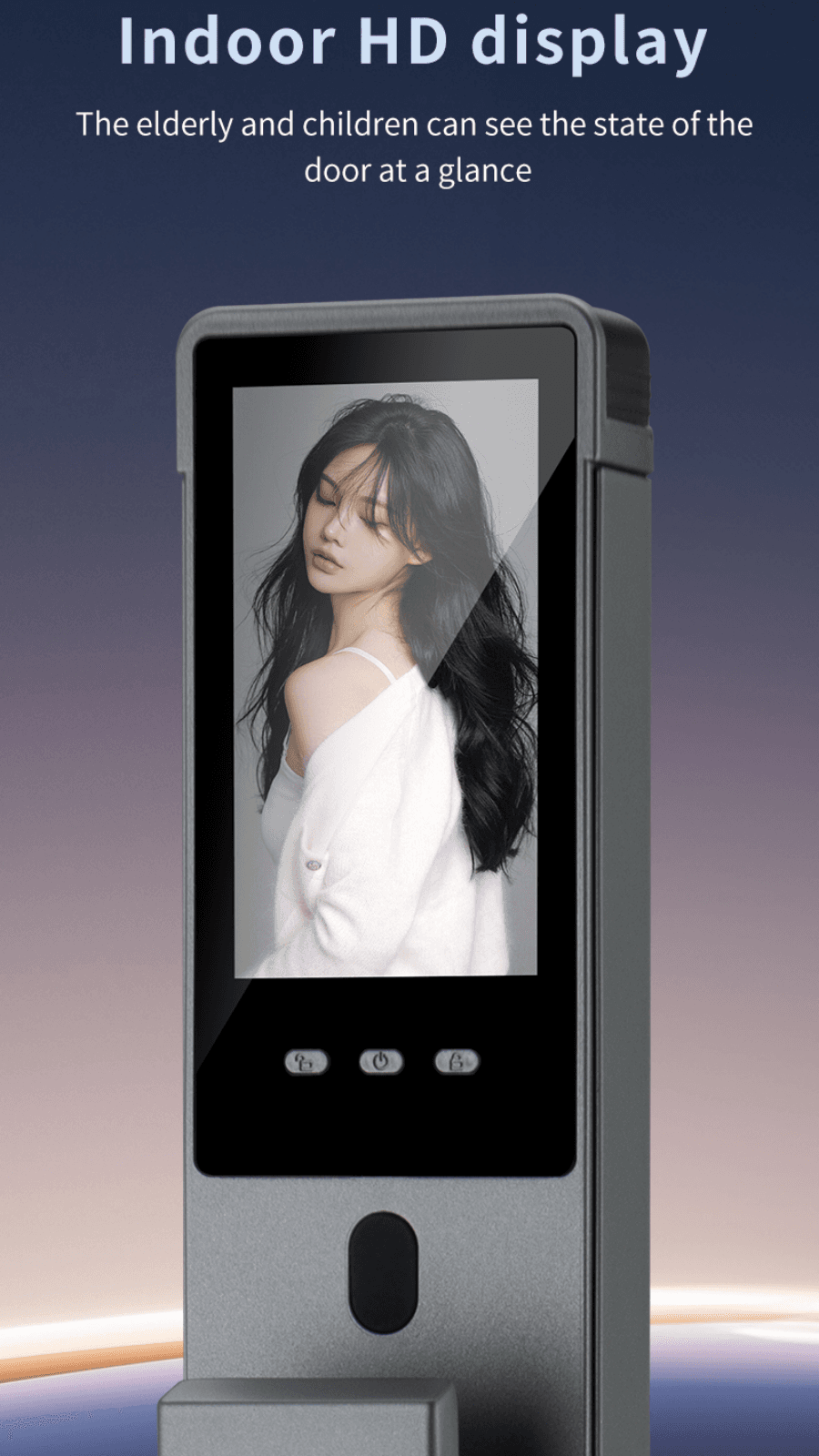 Lockery indoor display screen